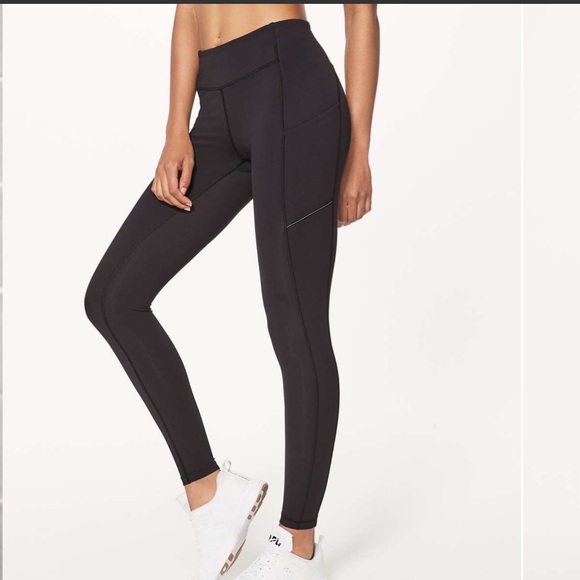lululemon athletica Pants - Lululemon Black Speed Up Tight Full-On Luxtreme 28